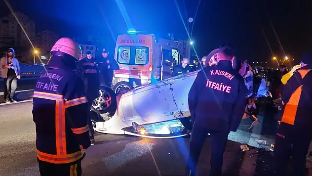 ALKOLLÜ SÜRÜCÜ TAKLA  ATTI :1 YARALI