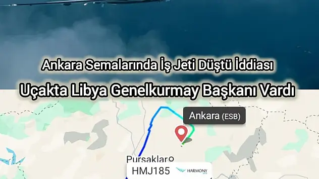 Ankara'da özel jet ile radar bağlantısı kesildi