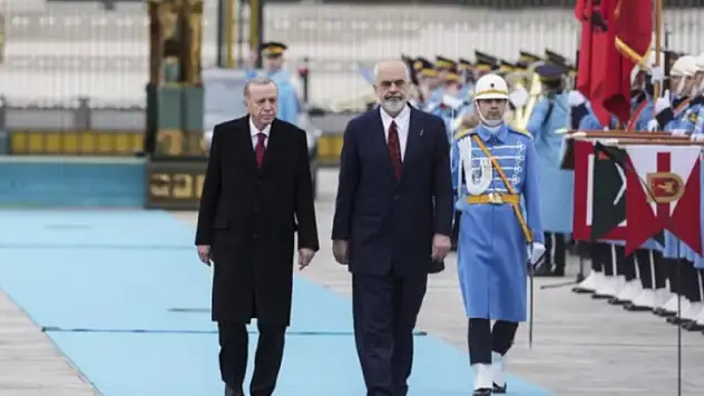 Arnavutluk Başbakanı Rama Ankara'da