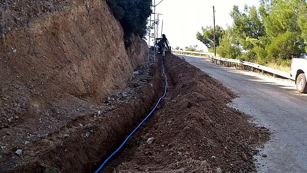AŞAĞIKEPİRCE'DE SÜREKLİ ARIZA VEREN İÇME SUYU HATTI YENİLENDİ