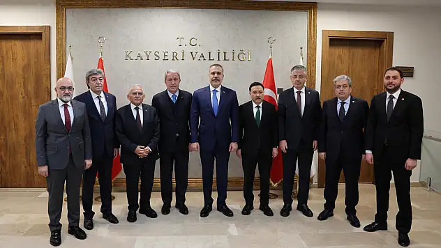 Bakan Fidan'dan Vali Çiçek'e Ziyaret