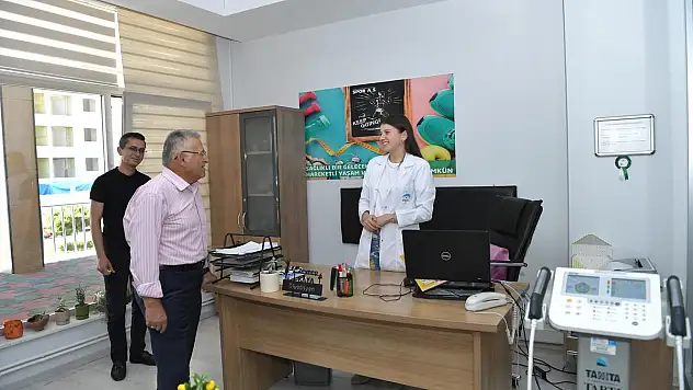 BAŞKAN BÜYÜKKILIÇ, ÇOK AMAÇLI BEYAZŞEHİR SOSYAL YAŞAM MERKEZİ'Nİ İNCELEDİ