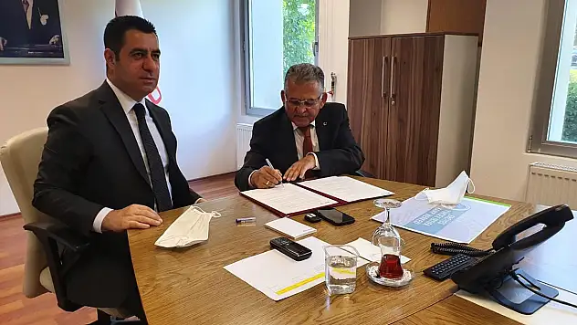 BAŞKAN BÜYÜKKILIÇ 'ERCİYES' İÇİN PROTOKOL İMZALADI
