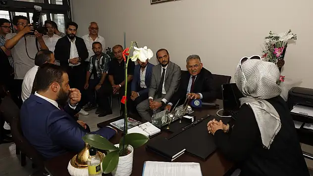 BAŞKAN BÜYÜKKILIÇ, MİMSİN SAKİNLERİYLE