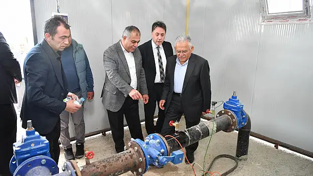 Başkan Büyükkılıç'tan Develi'de 8 Kilometrelik Su Yatırımı İncelemesi