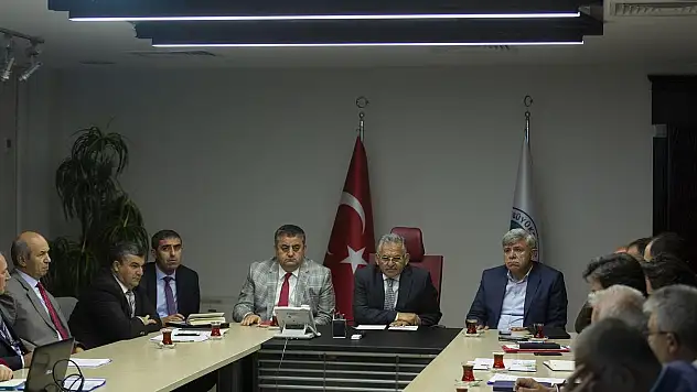 BAŞKAN BÜYÜKKILIÇ'TAN KOORDİNASYON TOPLANTISI