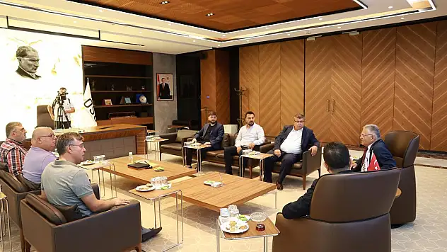 BAŞKAN BÜYÜKKILIÇ'TAN OSB BAŞKANI YALÇIN'A ZİYARET