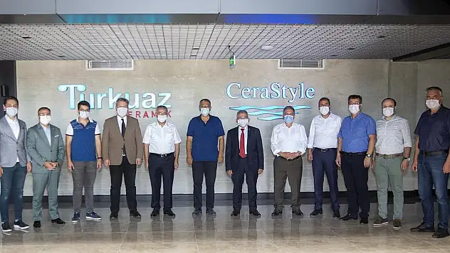 Başkan Büyükkılıç Turkuaz Seramik de