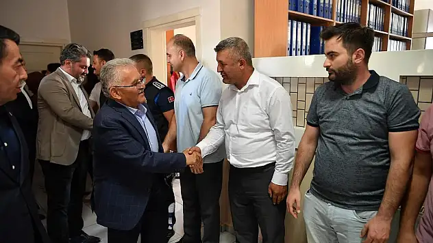 Başkan Büyükkılıç'tan Cumhur İttifakı 3 İlçeye Ziyaret