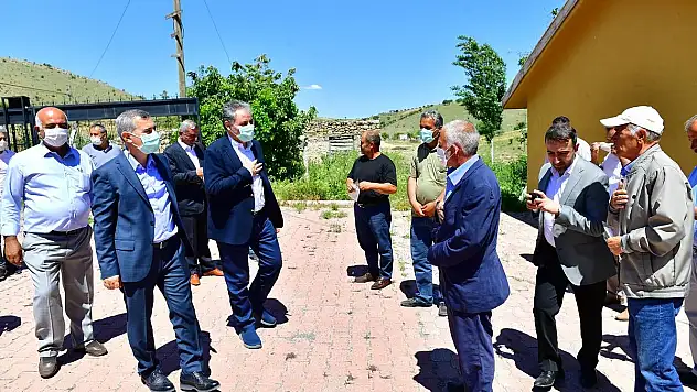 BAŞKAN ÇINAR, KIRSAL MAHALLELERİ ZİYARET ETTİ '