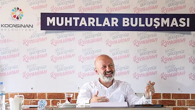 BAŞKAN ÇOLAKBAYRAKDAR, MUHTARLARLA BİRARADA