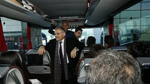 Başkan'dan 'İyi Yolculuklar'