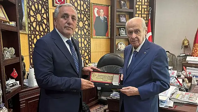 Başkan Demirezen ve Genel Başkan Bahçeli'den yerel seçim istişaresi