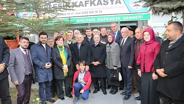 Başkan Dr. Memduh Büyükkılıç,  Birleşik Kafkasya Derneği'ni Ziyaret Etti