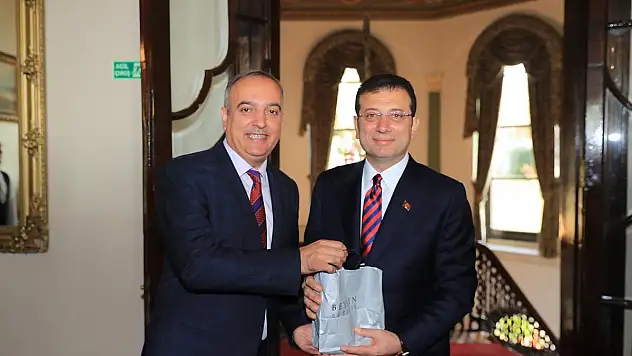 BAŞKAN ELÇİN'DEN İMAMOĞLU'NA ZİYARET