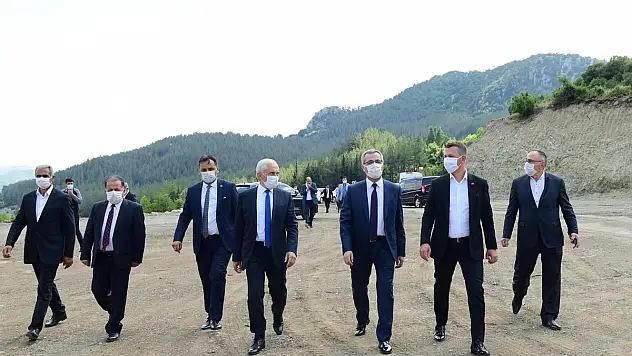 Başkan Güngör Andırın'da yatırım alanlarını gezdi