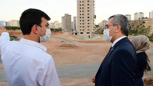 Başkan Güngör'den Aliya İzzetbegoviç Millet Bahçesi'nde inceleme