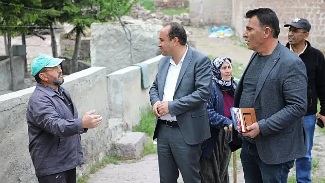 Başkan İlmek, Garipçe sakinlerini dinledi