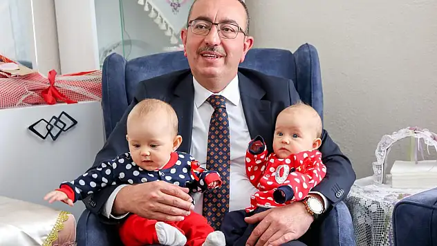 BAŞKAN KAVUŞ'TAN 'İYİ Kİ DOĞDUN BEBEK' ZİYARETİ
