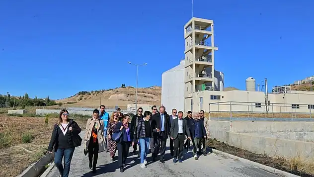 Başkan Kılınç, Atıksu Arıtma Tesisinde