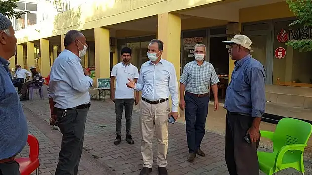 Başkan Kılınç'dan Buğdaycılar ve Bakliyatçılar Sitesi Esnafına Ziyaret