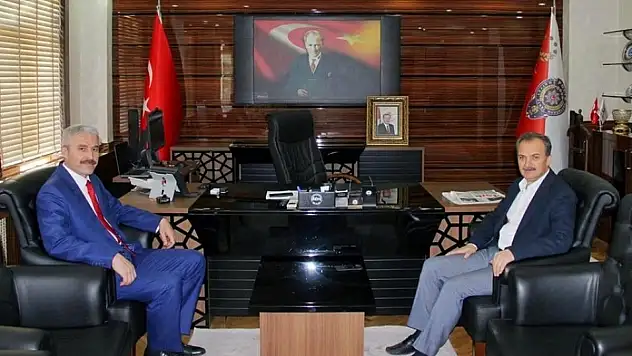 Başkan Kılınç'tan, Emniyet Müdürü Ergüder'e 'Hayırlı Olsun' Ziyareti