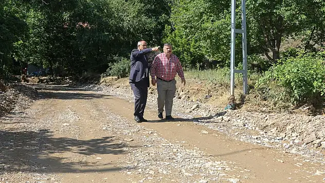 BAŞKAN ÖZTÜRK SEL BÖLGESİNDE İNCELEMELERDE BULUNDU