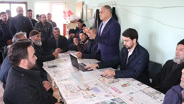 BAŞKAN ÖZTÜRK TAŞHAN'I ZİYARET ETTİ