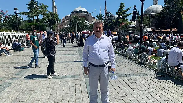 BAŞKAN PALANCIOĞLU, AYASOFYA CAMİ AÇILIŞINA KATILDI