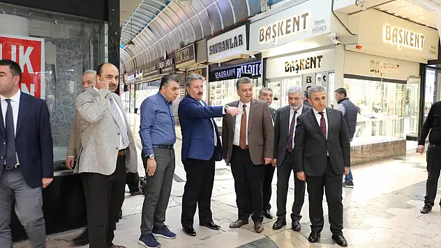 Başkan Palancıoğlu Kazancılar ve Gazioğlu Çarşı'nda