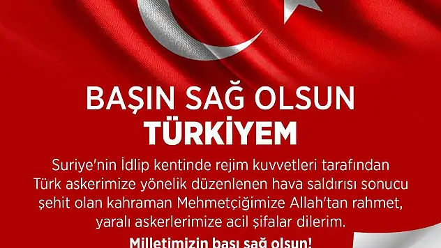 BAŞKAN PALANCIOĞLU'NDAN BAŞSAĞLIĞI MESAJI