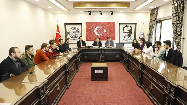 Başkan Yalçın'dan Mühendis Adaylarına Destek