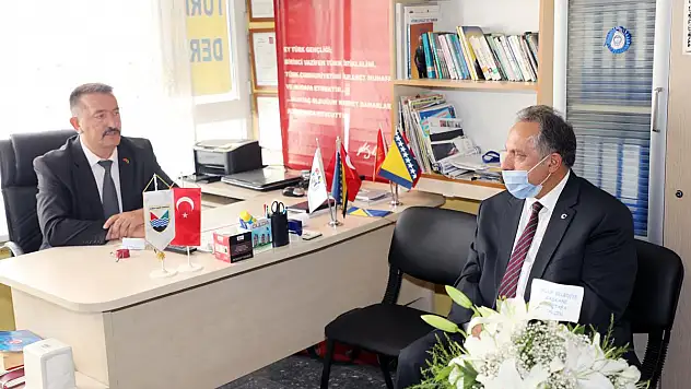 BAŞKAN YALÇIN'DAN 'SEREBRENİTSA' ZİYARETİ