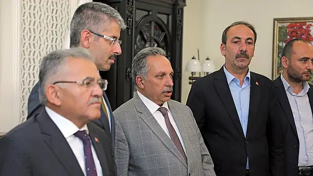 BAŞKANLARDAN BAŞKAN YALÇIN'A DESTEK ZİYARETİ