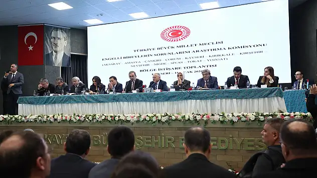 Büyükkılıç, TBMM komisyonuna Ev sahipliği yaptı