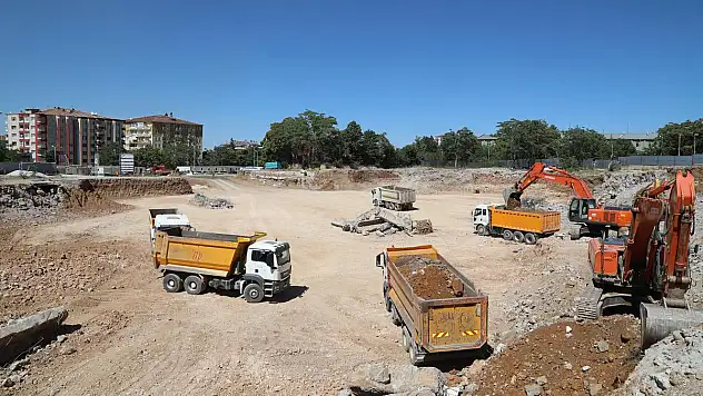 BATTALGAZİ DEVLET HASTANESİ TEMEL KAZI ÇALIŞMALARI