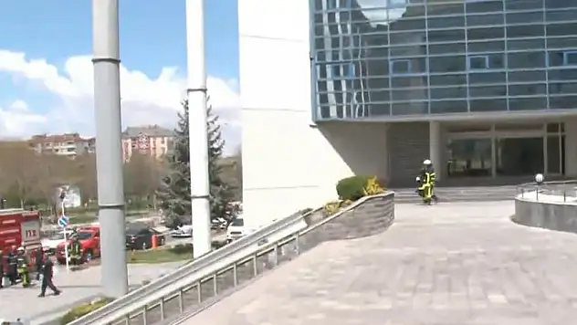 BELEDİYE DE YANGIN ÇIKTI