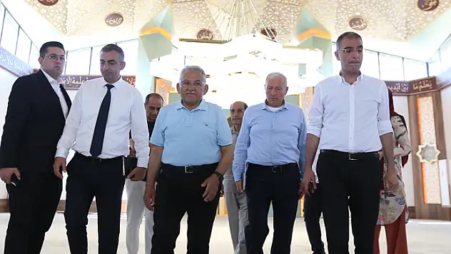 BELEDİYE-HAYIRSEVER İŞ BİRLİĞİNDE HAYATA GEÇİRİLECEK CAMİ İNCELENDİ