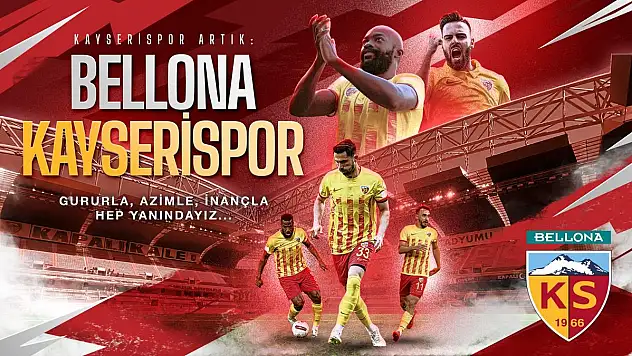 Bellona, Kayserispor'un yeni isim sponsoru oldu