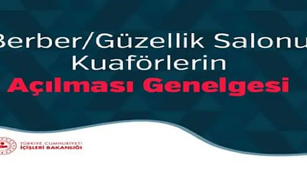 Berber ve kuaförlerin yapması gerekenler