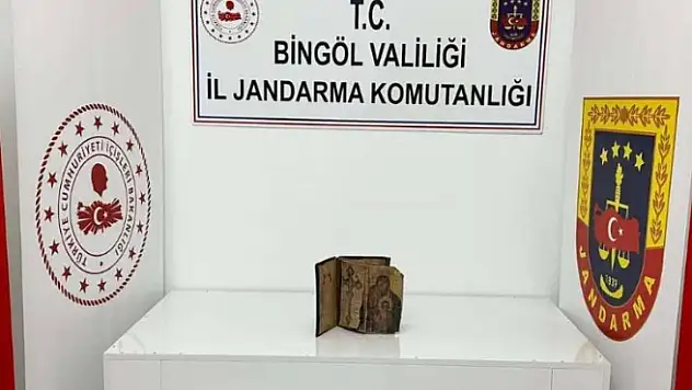 Bingöl'de tarihi eser kaçakçılığı operasyonu