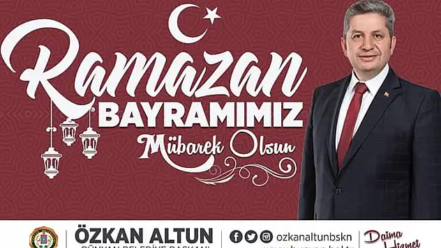 Bünyan belediye başkanından bayram mesajı