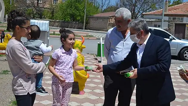 Bünyan da çocuklar unutulmadı