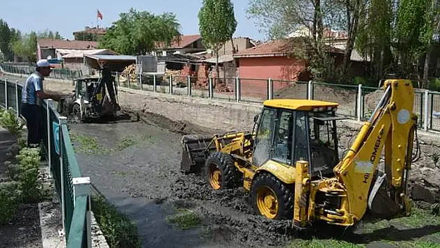 Bünyan da dere temizliği