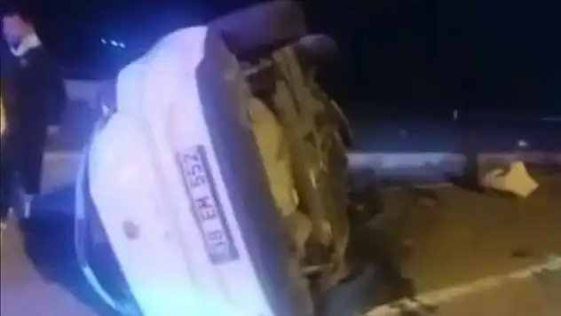 Bünyan'da otomobil devrildi: 1 yaralı