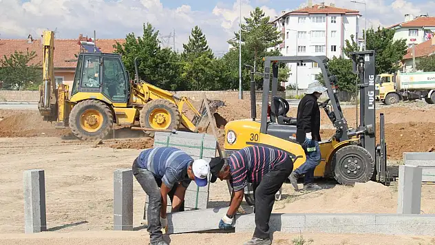 BÜNYAN DA PARK ÇALIŞMALARI