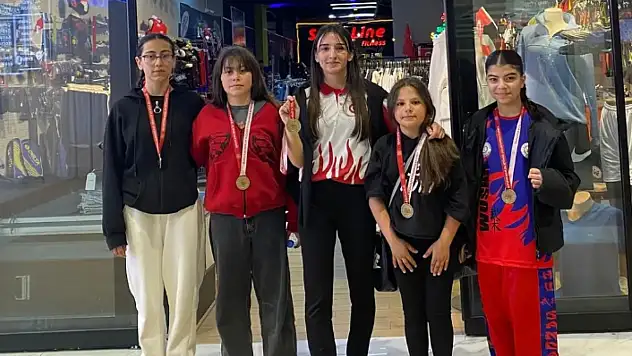 Bünyan ERVA'dan Wushu Şampiyonası'nda önemli başarı
