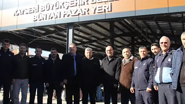 BÜNYAN, YENİ KAPALI PAZAR YERİNE KAVUŞTU