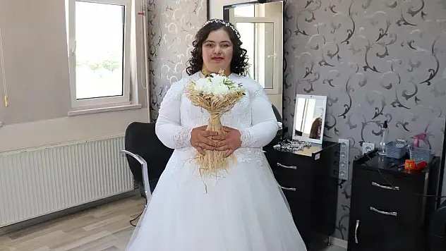 Büşra'nın gelinlik hayali gerçek oldu