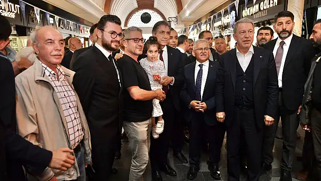 Büyükkılıç, kazancılar çarşısı esnafını ziyaret etti